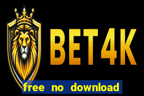 free no download casino slots