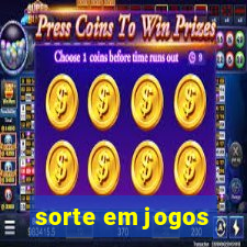 sorte em jogos