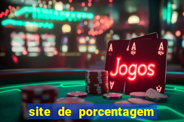 site de porcentagem de jogos slots