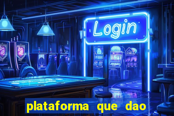 plataforma que dao bonus sem deposito