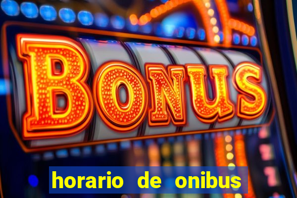 horario de onibus cruzeiro x cachoeira