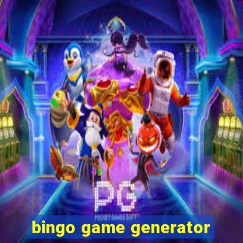 bingo game generator