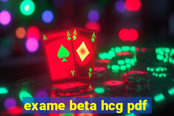 exame beta hcg pdf