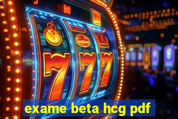 exame beta hcg pdf