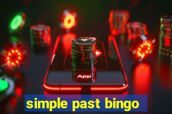 simple past bingo