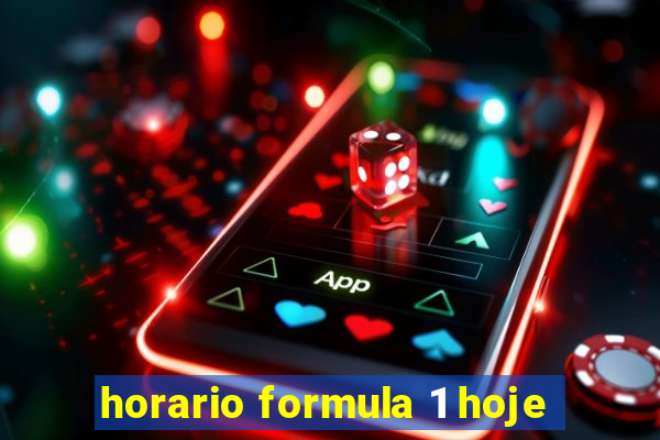 horario formula 1 hoje