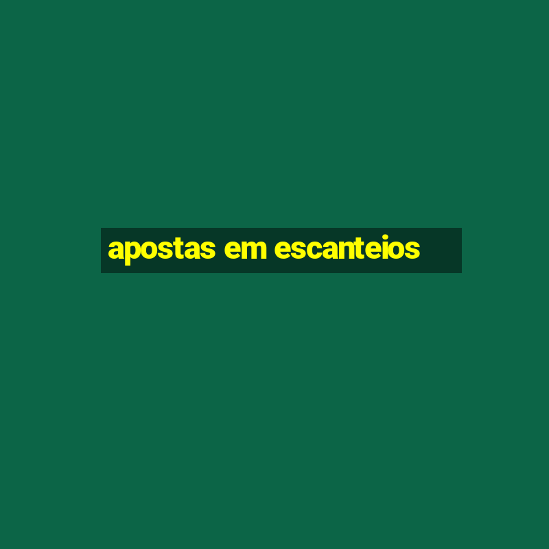 apostas em escanteios