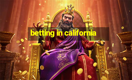 betting in california