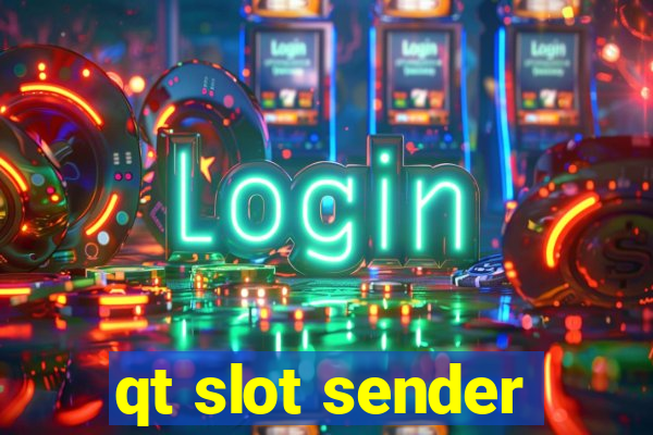 qt slot sender