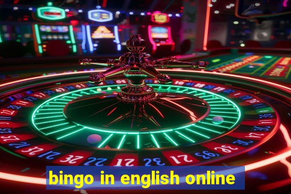 bingo in english online