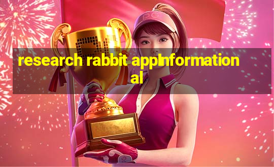 research rabbit appInformational