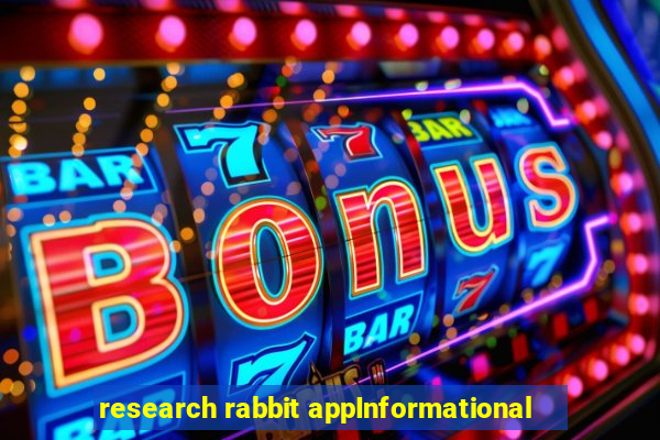 research rabbit appInformational