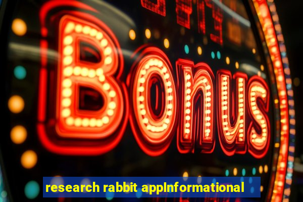 research rabbit appInformational