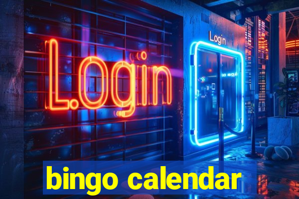 bingo calendar