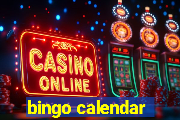 bingo calendar