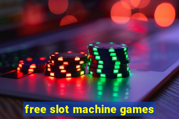 free slot machine games