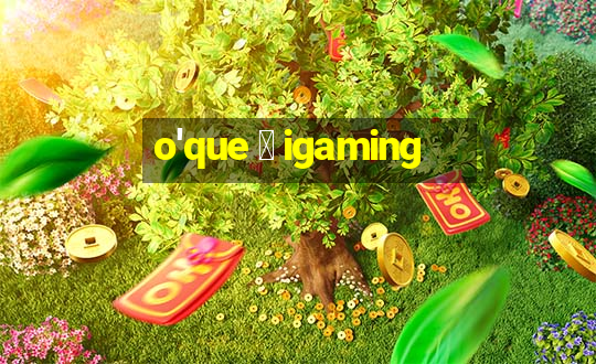 o'que 茅 igaming