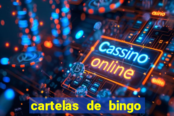 cartelas de bingo para chá de bebê