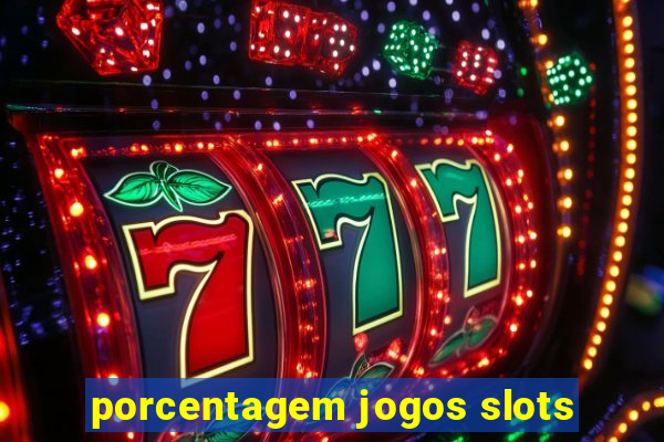 porcentagem jogos slots