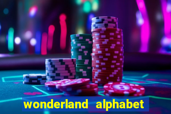 wonderland alphabet comic studio