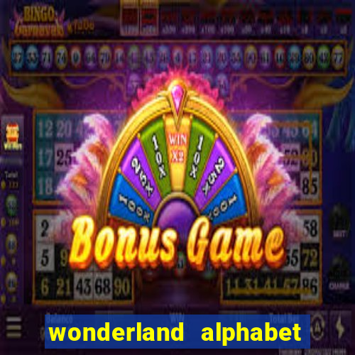 wonderland alphabet comic studio