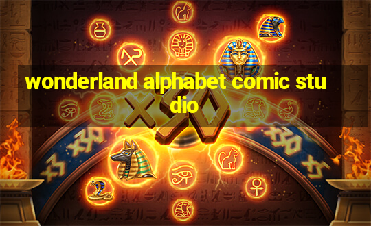 wonderland alphabet comic studio