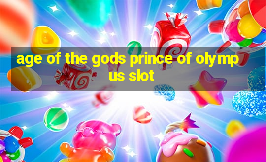 age of the gods prince of olympus slot