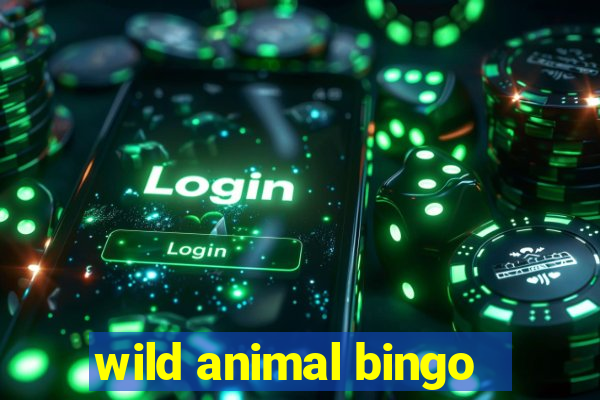 wild animal bingo