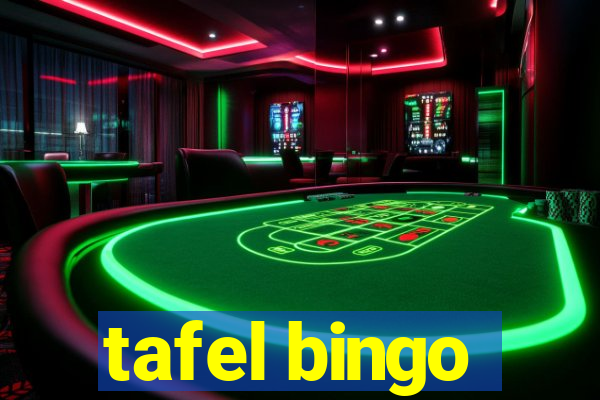 tafel bingo