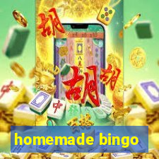 homemade bingo