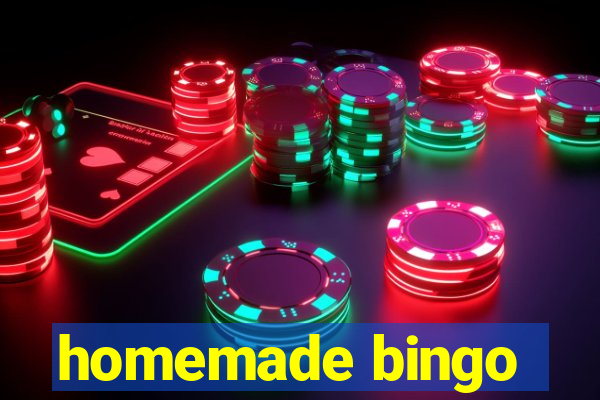 homemade bingo