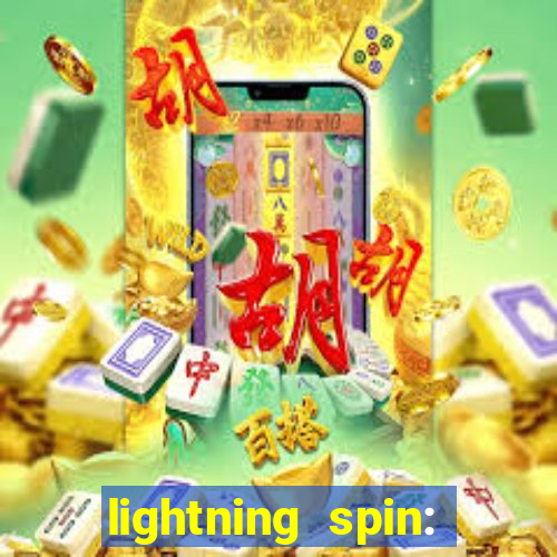 lightning spin: vegas slots