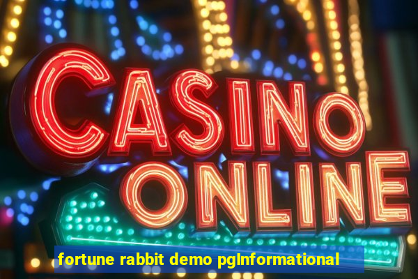 fortune rabbit demo pgInformational