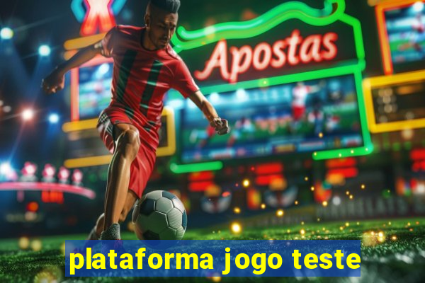 plataforma jogo teste