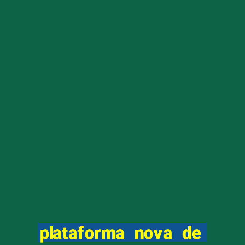 plataforma nova de 3 reais