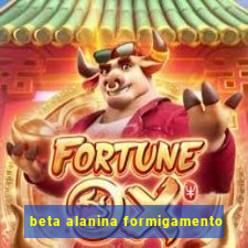 beta alanina formigamento