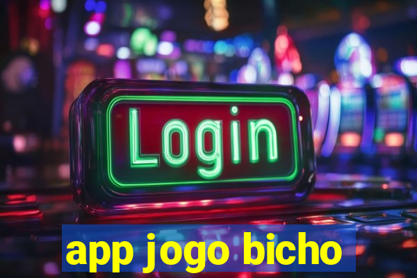 app jogo bicho