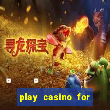 play casino for real money online