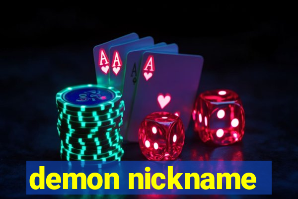 demon nickname