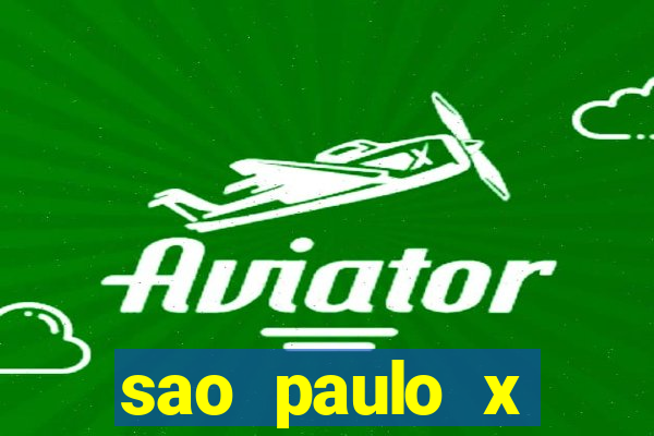 sao paulo x fluminense palpite