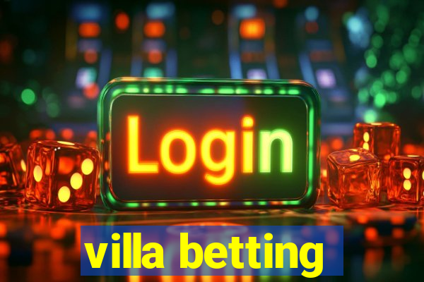 villa betting