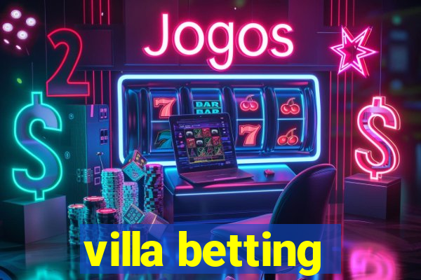 villa betting