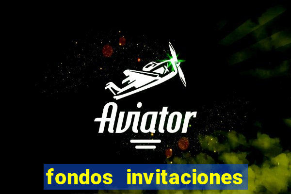 fondos invitaciones de bingo para editar