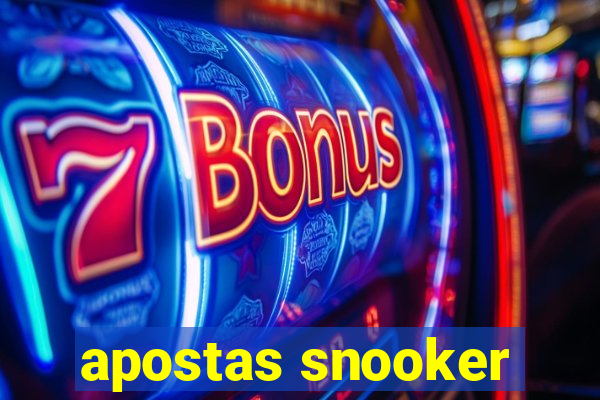 apostas snooker