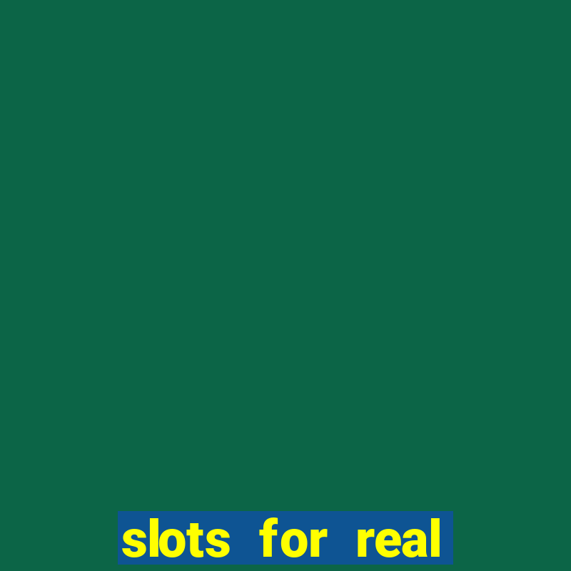 slots for real money online