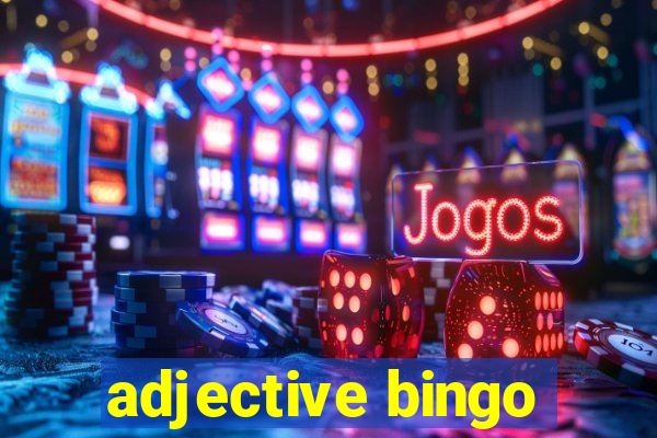 adjective bingo