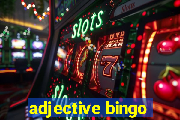 adjective bingo