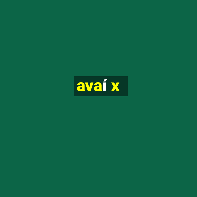 avaí x