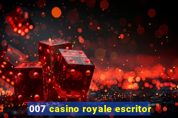 007 casino royale escritor