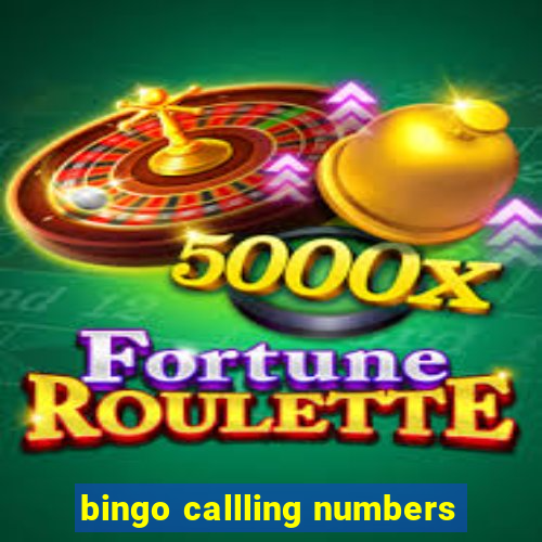 bingo callling numbers